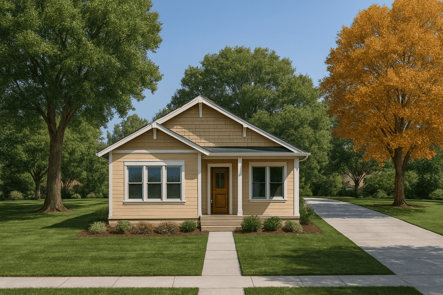 The Elderflower II 1075 sq ft - Facade view 2